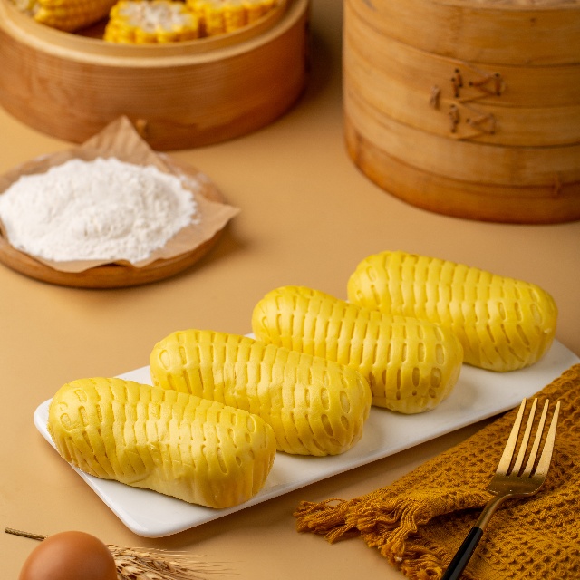 Golden Paste Corn Bun